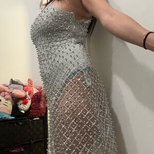 Sparkly birthday dress perfect for thick girl.